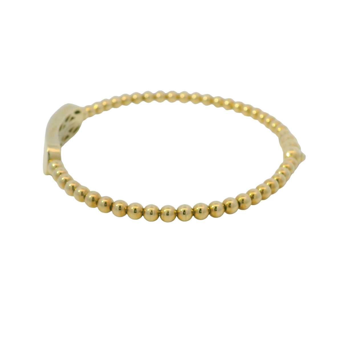 Gabriel & Co. 14K Yellow Gold Bujukan Personalized Bangle Bracelet