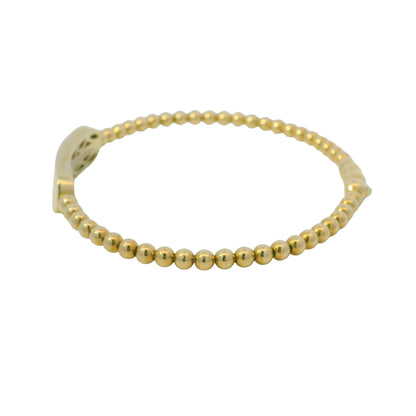 Gabriel & Co. 14K Yellow Gold Bujukan Personalized Bangle Bracelet