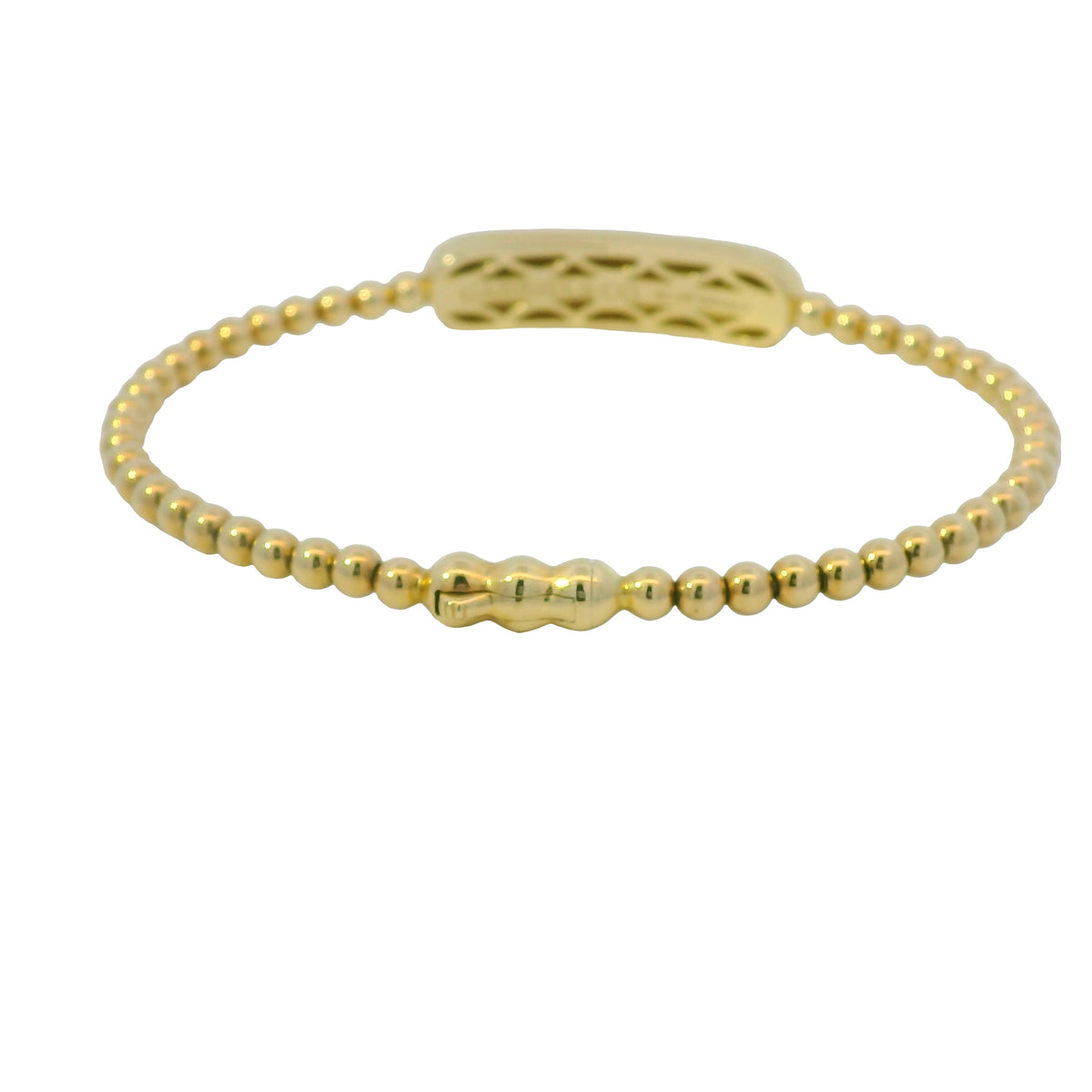 Gabriel & Co. 14K Yellow Gold Bujukan Personalized Bangle Bracelet