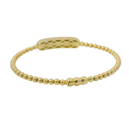 Gabriel & Co. 14K Yellow Gold Bujukan Personalized Bangle Bracelet