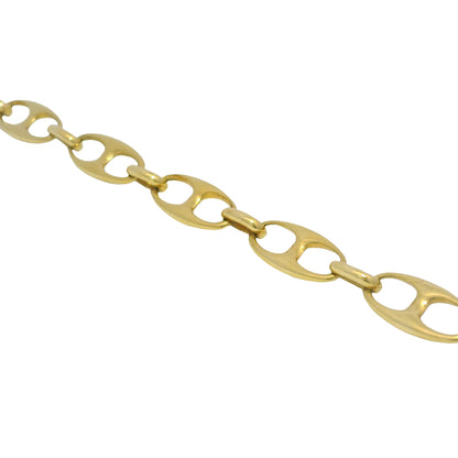 14k Yellow Gold 5.8mm Flat Mariner Link 24.5" Chain Necklace