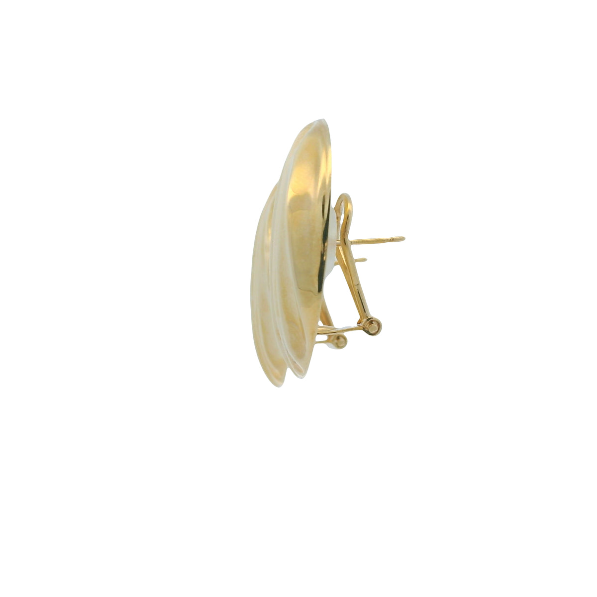 14kt Yellow Gold Extra Large Hollow Round Earrings