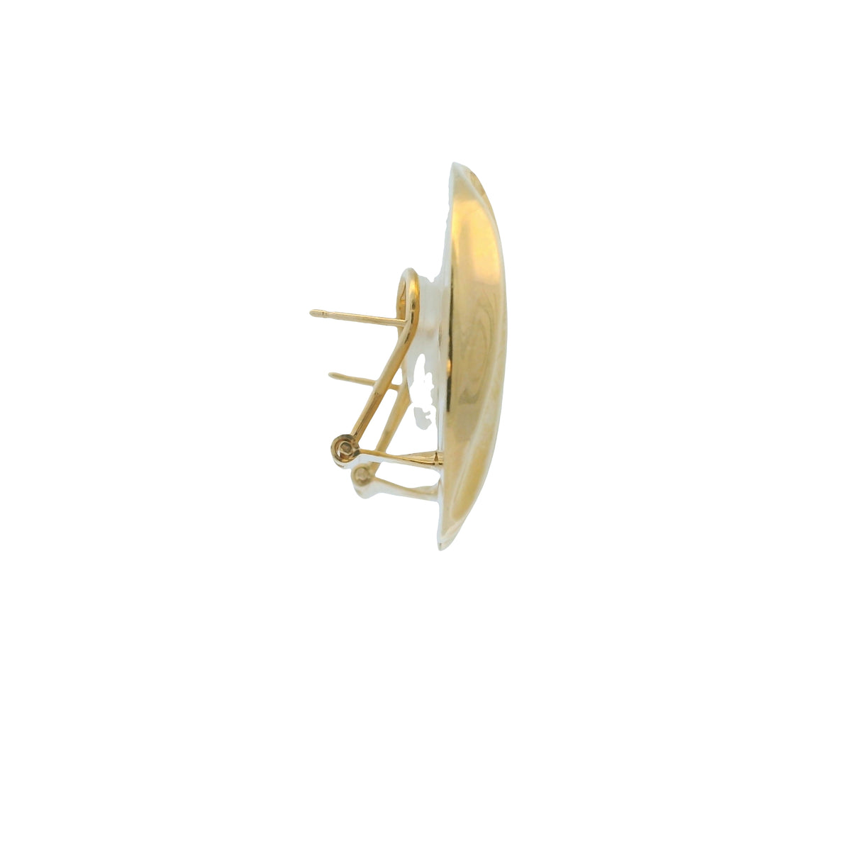 14kt Yellow Gold Extra Large Hollow Round Earrings