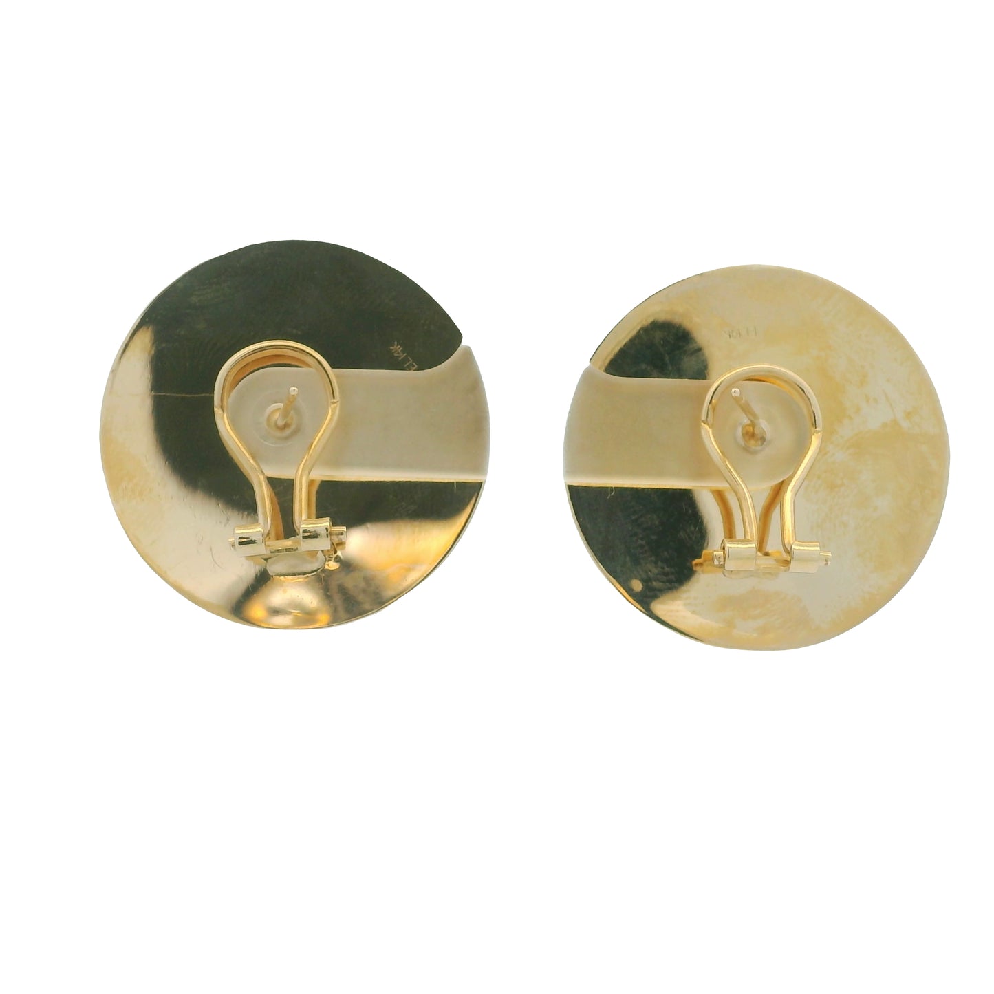14kt Yellow Gold Extra Large Hollow Round Earrings