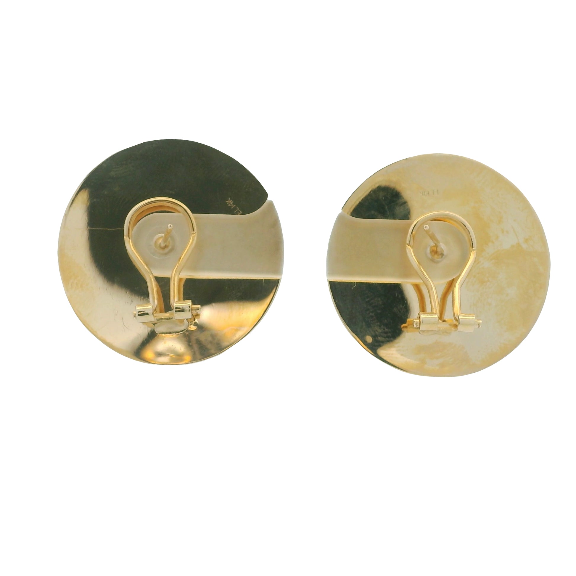 14kt Yellow Gold Extra Large Hollow Round Earrings