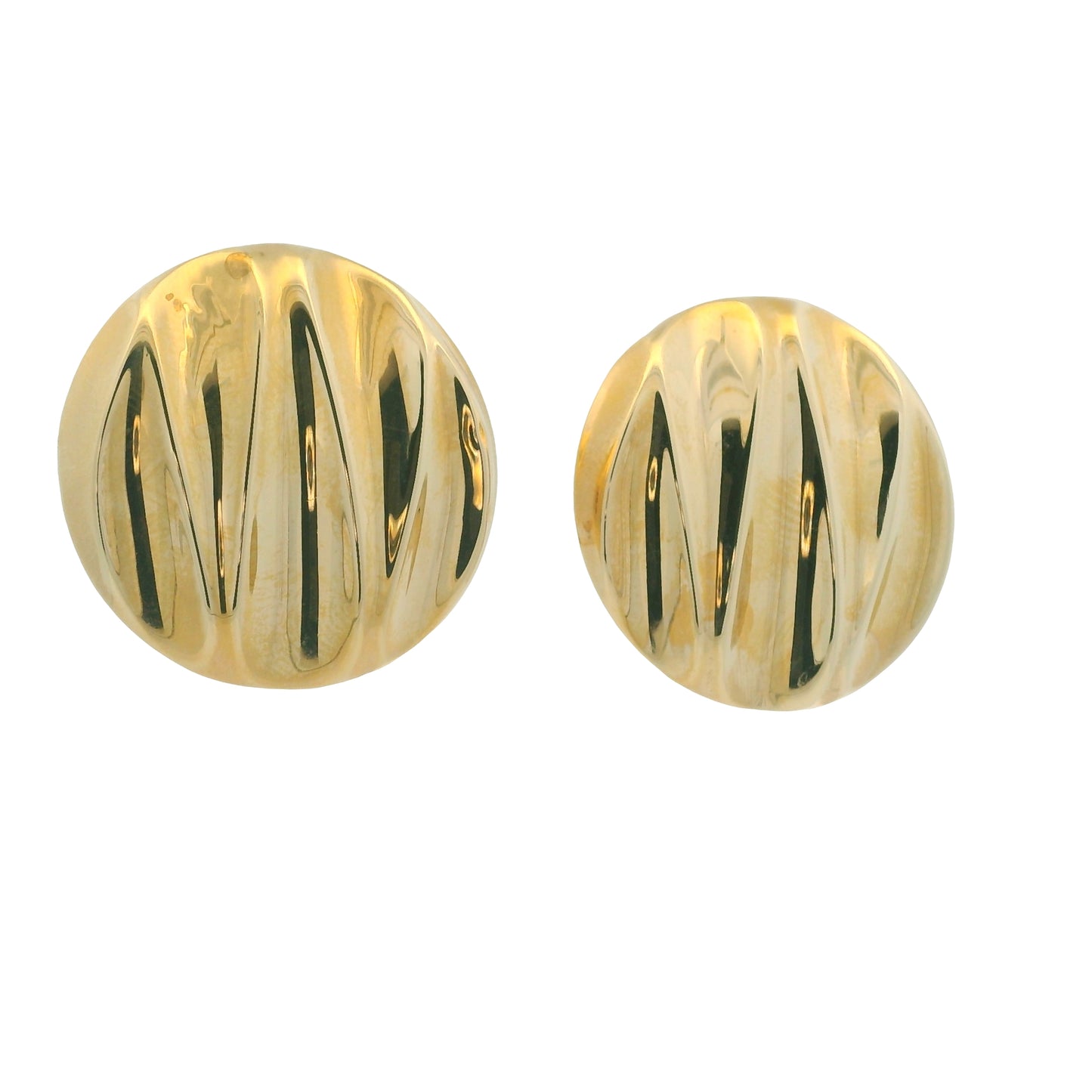 14kt Yellow Gold Extra Large Hollow Round Earrings
