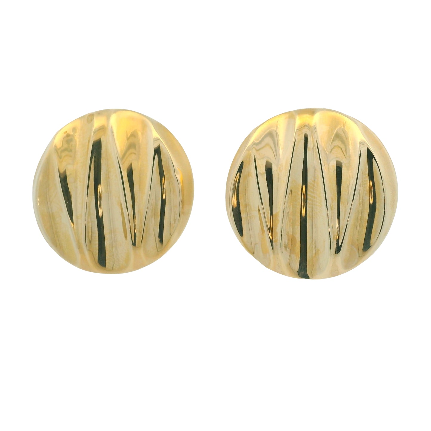 14kt Yellow Gold Extra Large Hollow Round Earrings