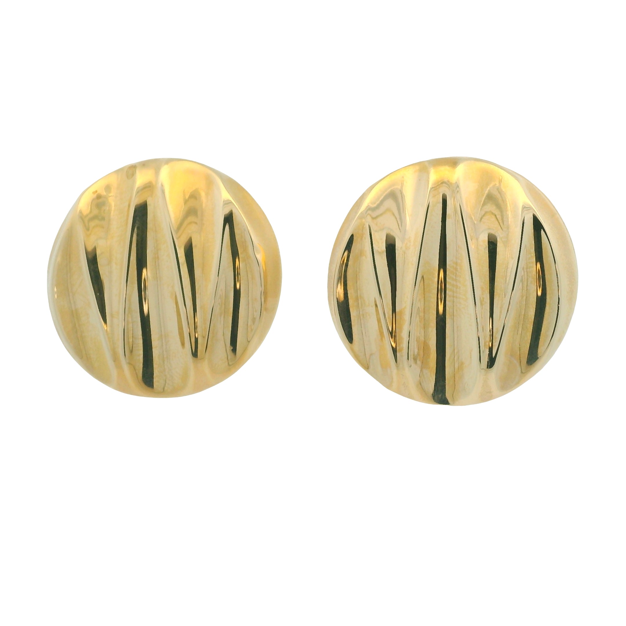 14kt Yellow Gold Extra Large Hollow Round Earrings