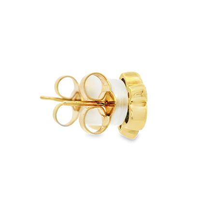 Temple St. Clair 18k Yellow Gold Sapphire & Diamond Classic Trio Earrings