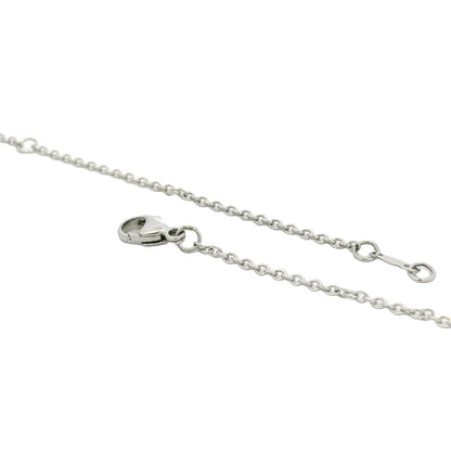 Mikimoto 18k White Gold Black South Sea Pearl & Natural Diamond Drop Necklace