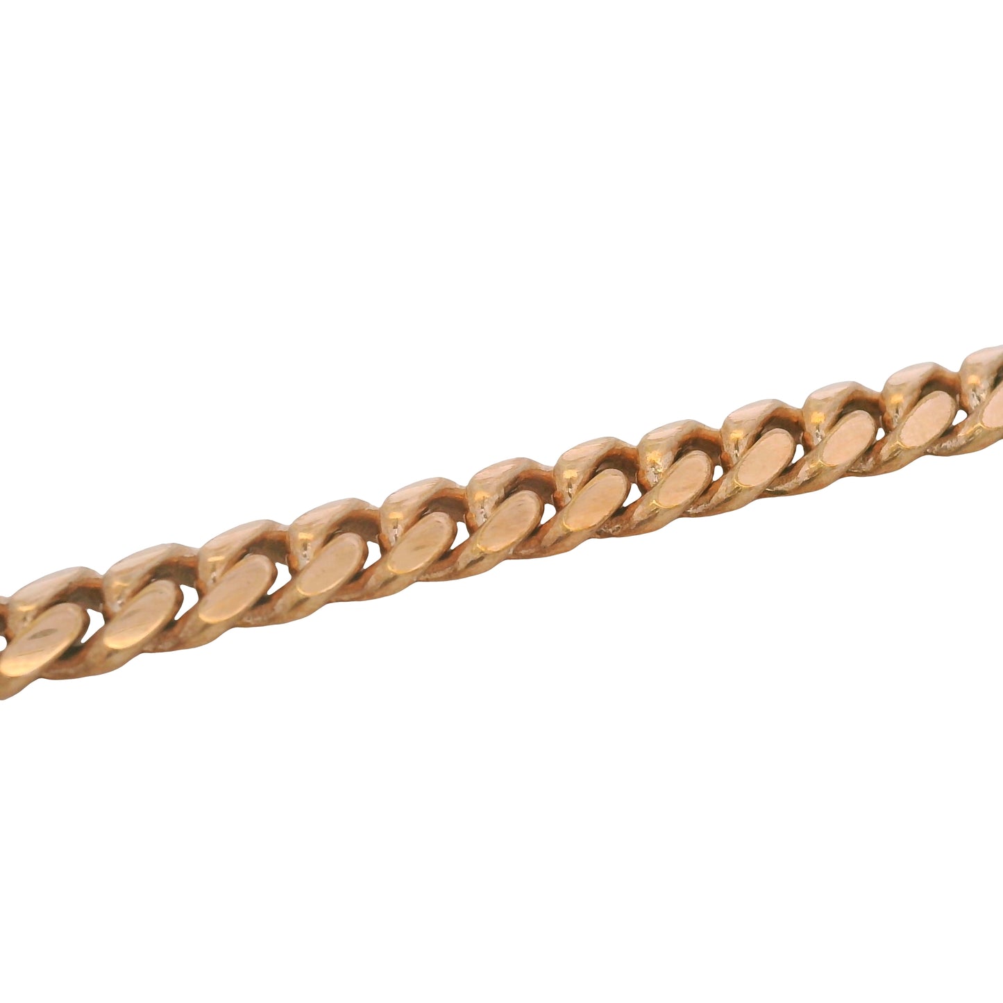 14K Rose Gold Cuban Link Bracelet