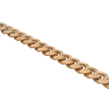 14K Rose Gold Cuban Link Bracelet