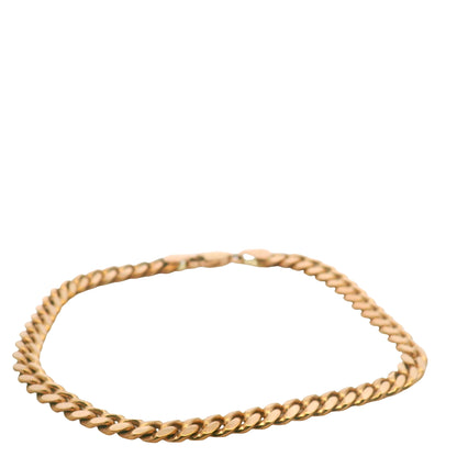 14K Rose Gold Cuban Link Bracelet