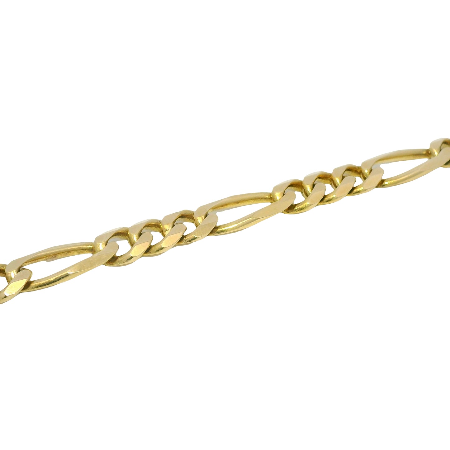 14k Yellow Gold Figaro Chain 20" Link Necklace
