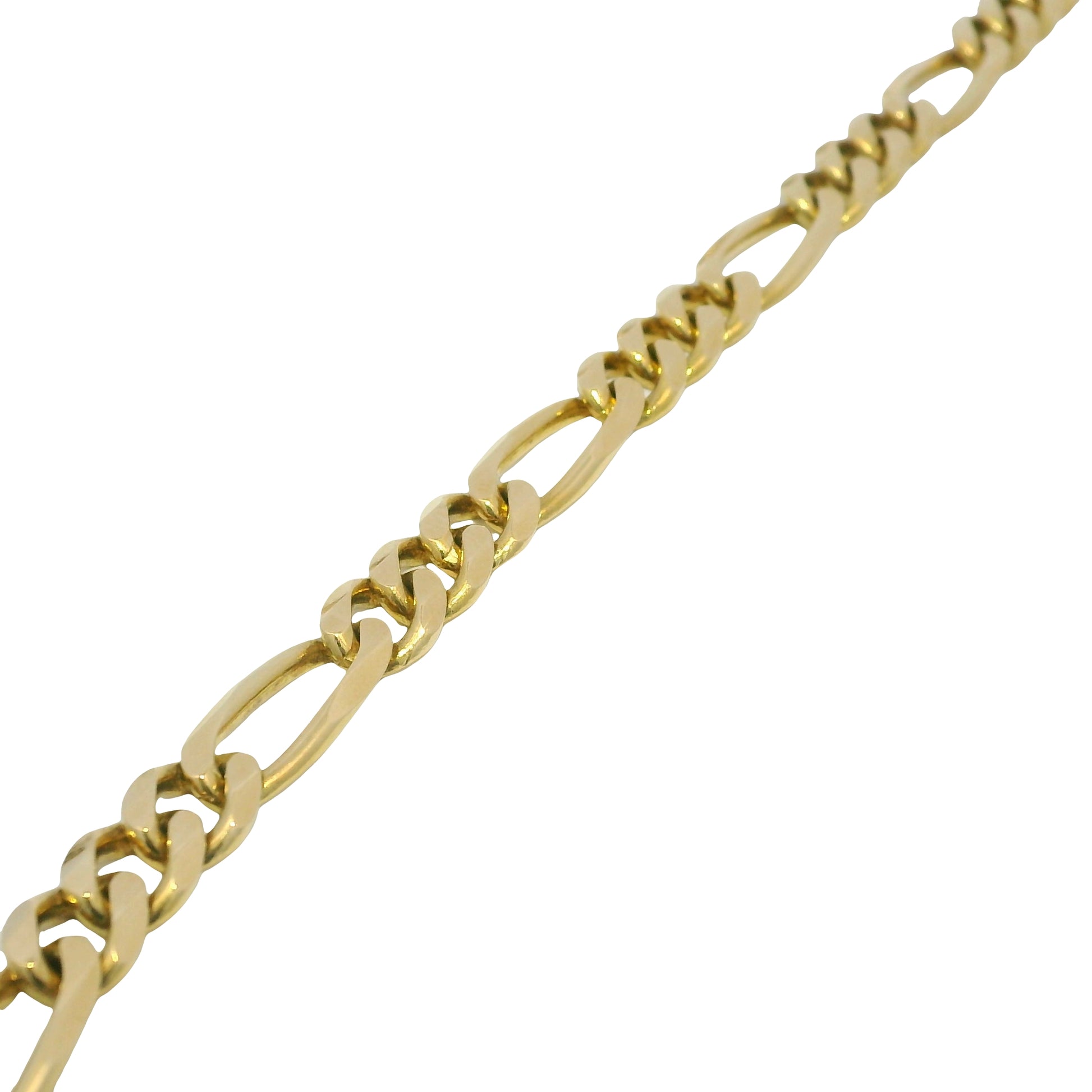 14k Yellow Gold Figaro Chain 20" Link Necklace