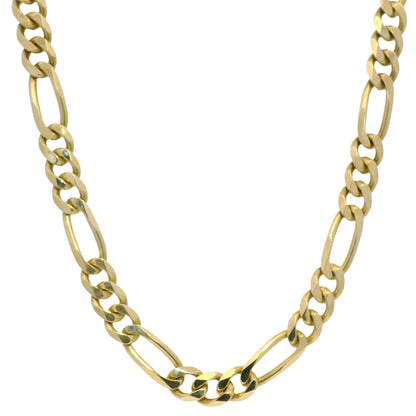 14k Yellow Gold Figaro Chain 20" Link Necklace