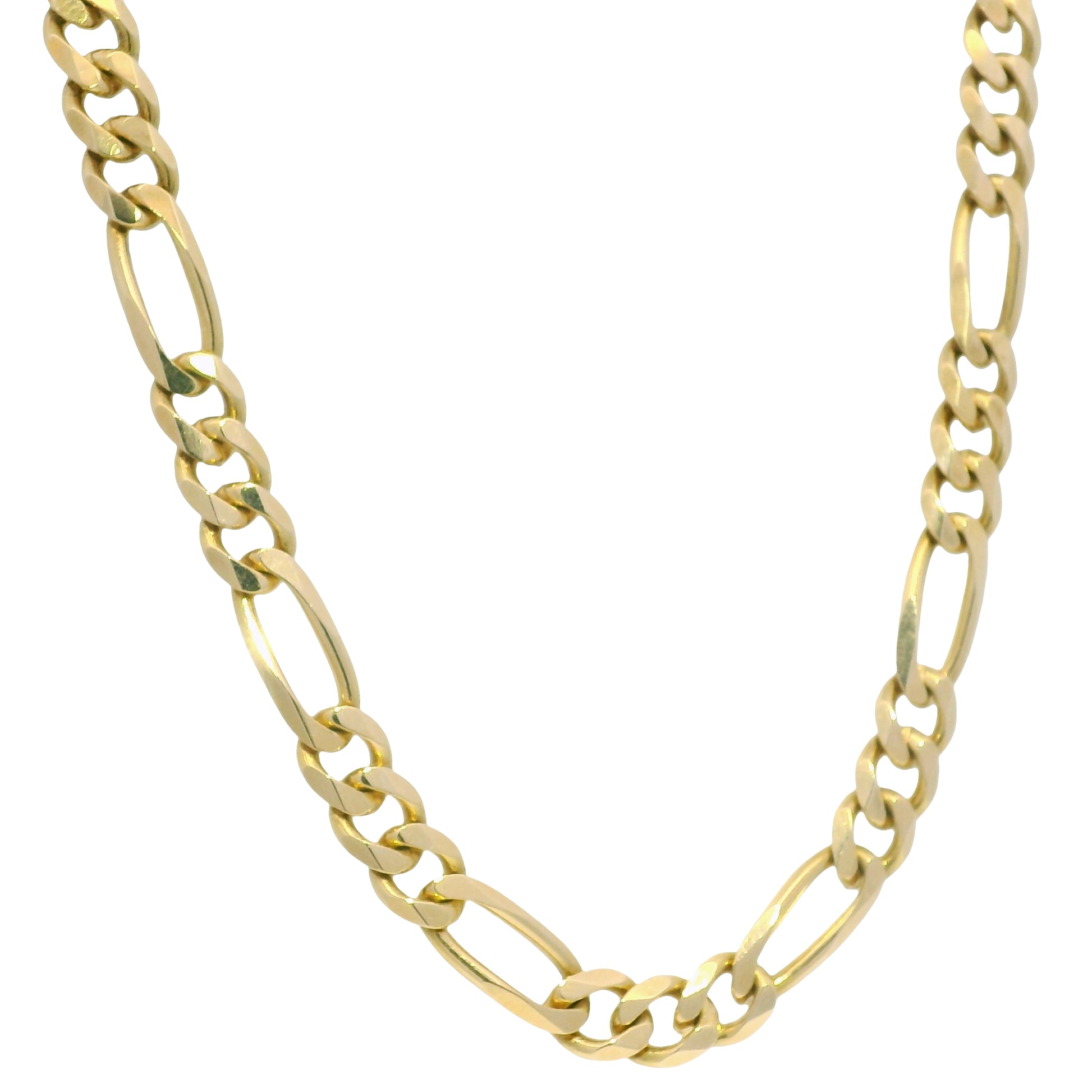 14k Yellow Gold Figaro Chain 20" Link Necklace