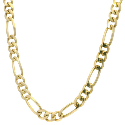 14k Yellow Gold Figaro Chain 20" Link Necklace