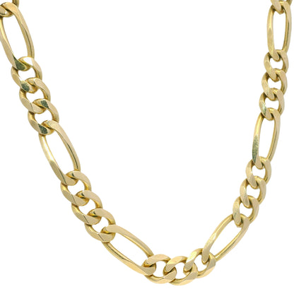 14k Yellow Gold Figaro Chain 20" Link Necklace