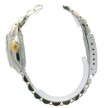 Rolex 6917 Date Two-Tone Champagne Roman Dial Fluted Bezel 26mm Watch