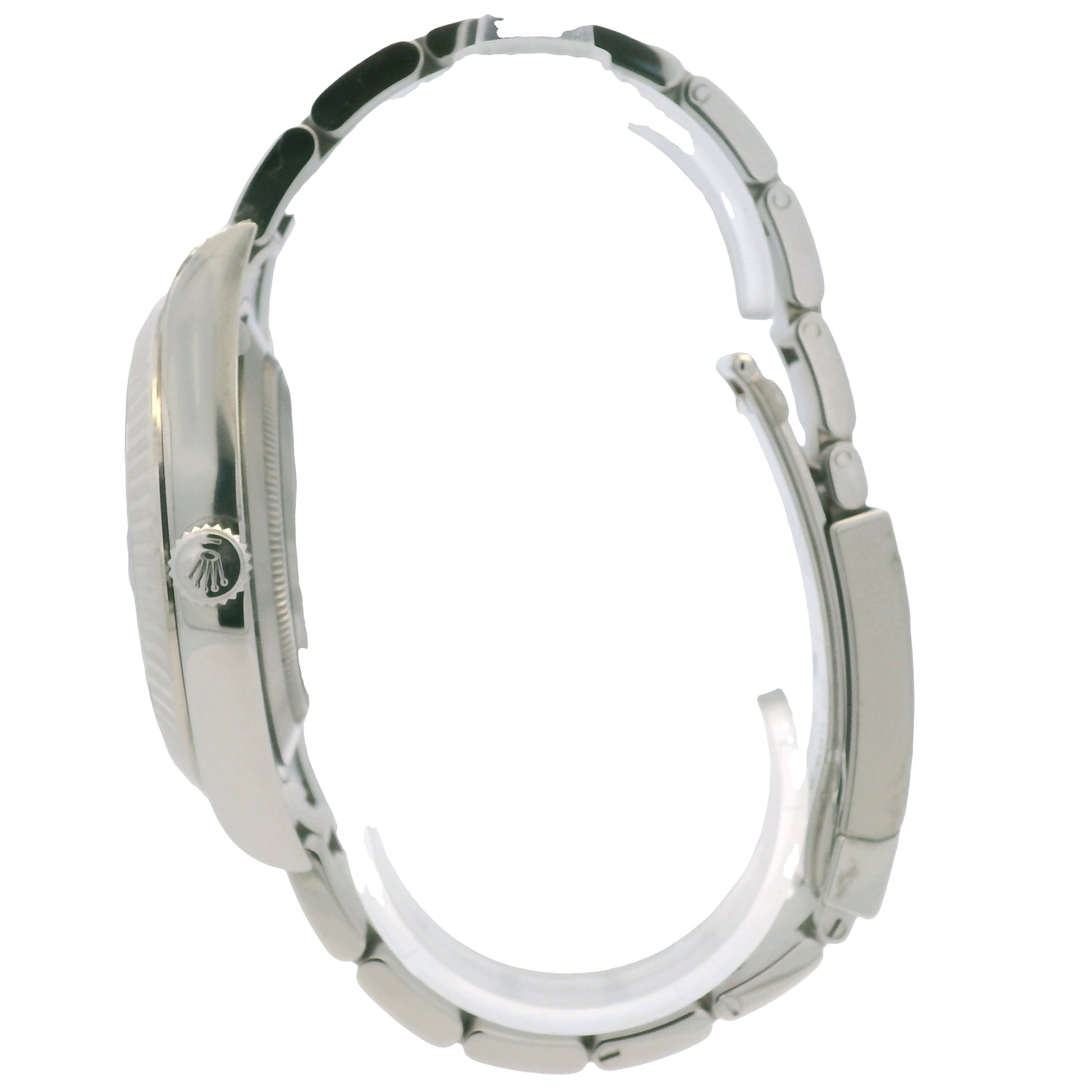 Rolex 116334 Datejust Stainless Steel Blue Stick Dial 41mm Watch