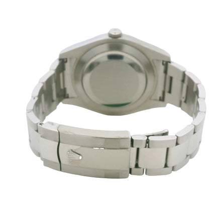 Rolex 116334 Datejust Stainless Steel Blue Stick Dial 41mm Watch