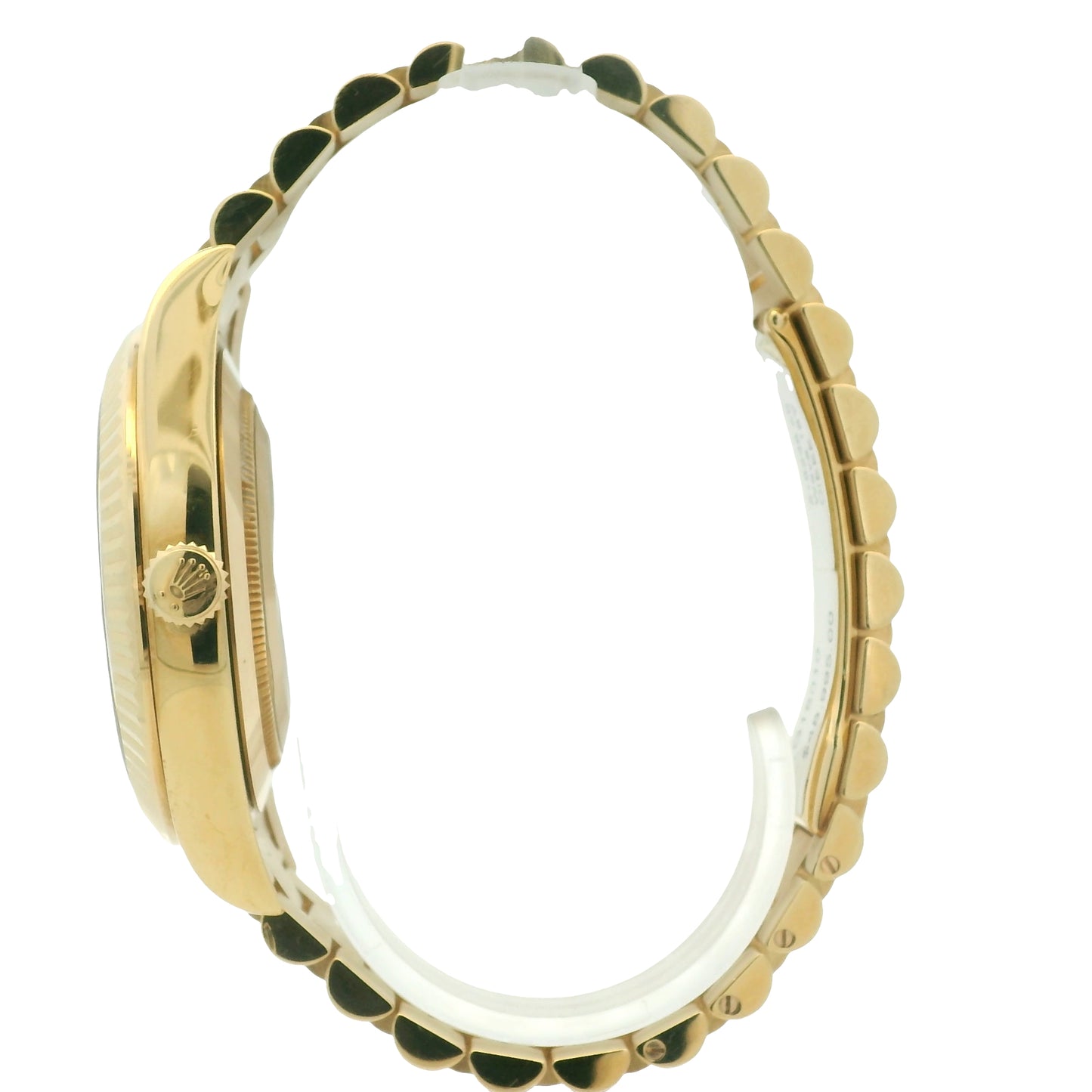 Rolex 218238 Day-Date 18k Yellow Gold Presidential Wave Dial 41mm Watch