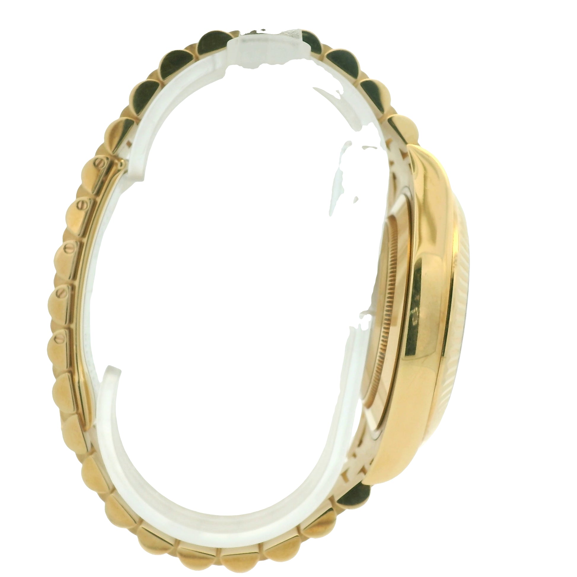 Rolex 218238 Day-Date 18k Yellow Gold Presidential Wave Dial 41mm Watch