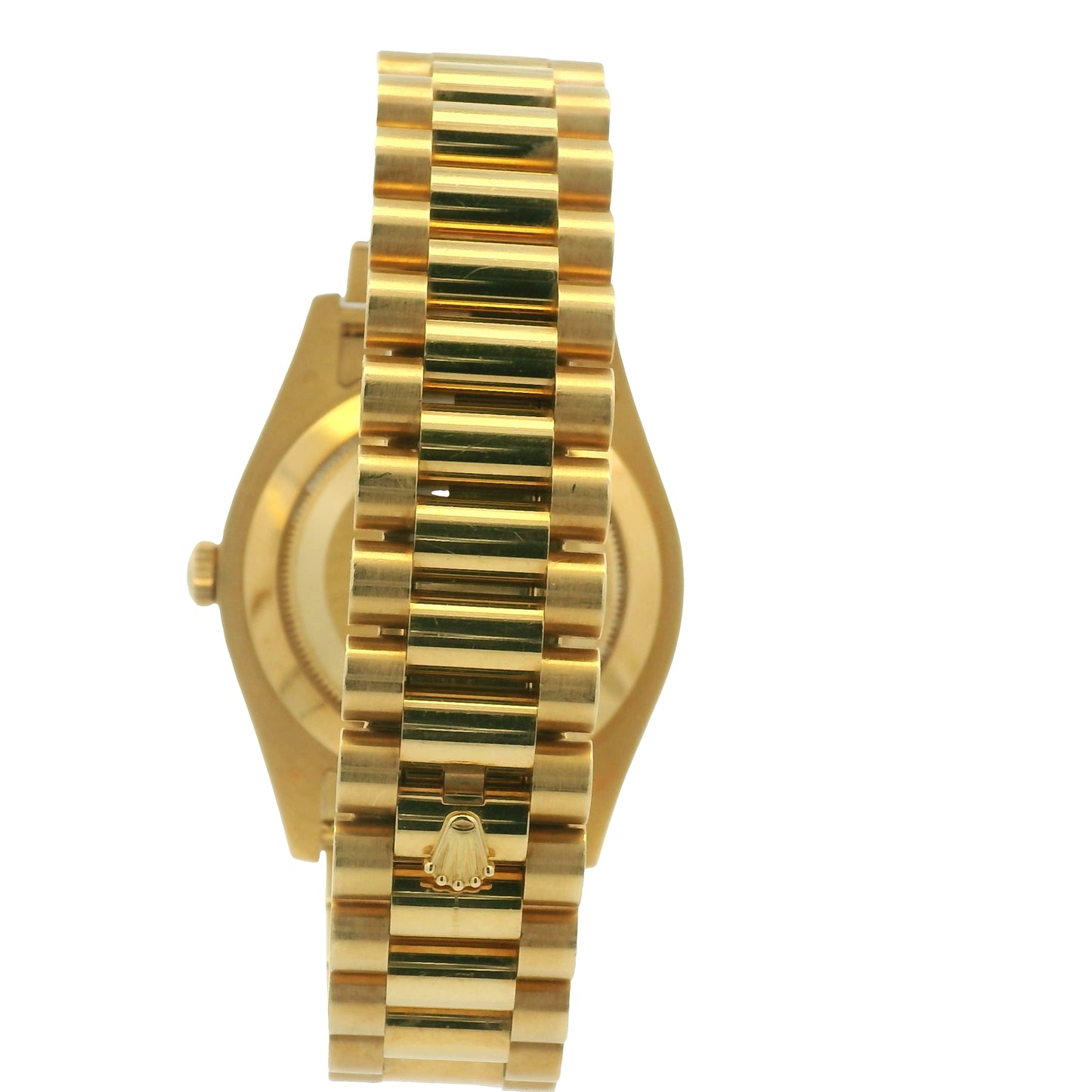 Rolex 218238 Day-Date 18k Yellow Gold Presidential Wave Dial 41mm Watch