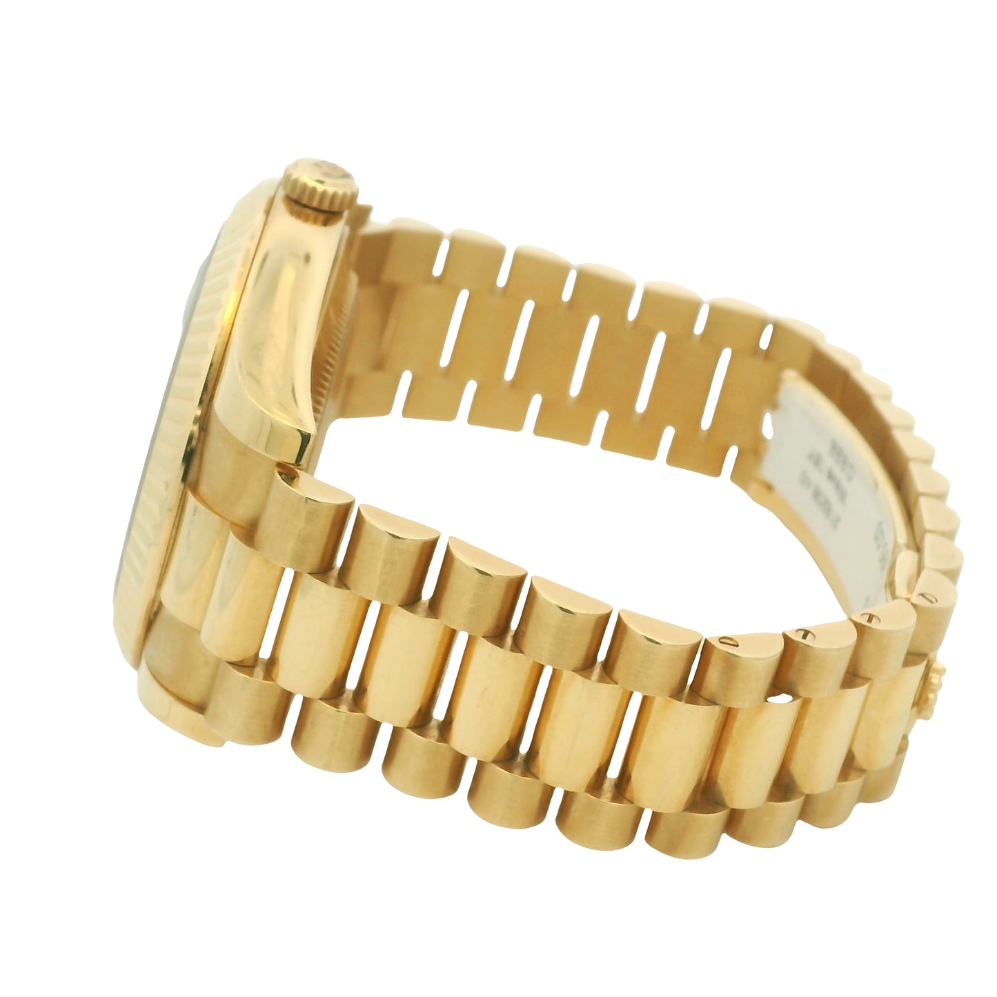 Rolex 218238 Day-Date 18k Yellow Gold Presidential Wave Dial 41mm Watch