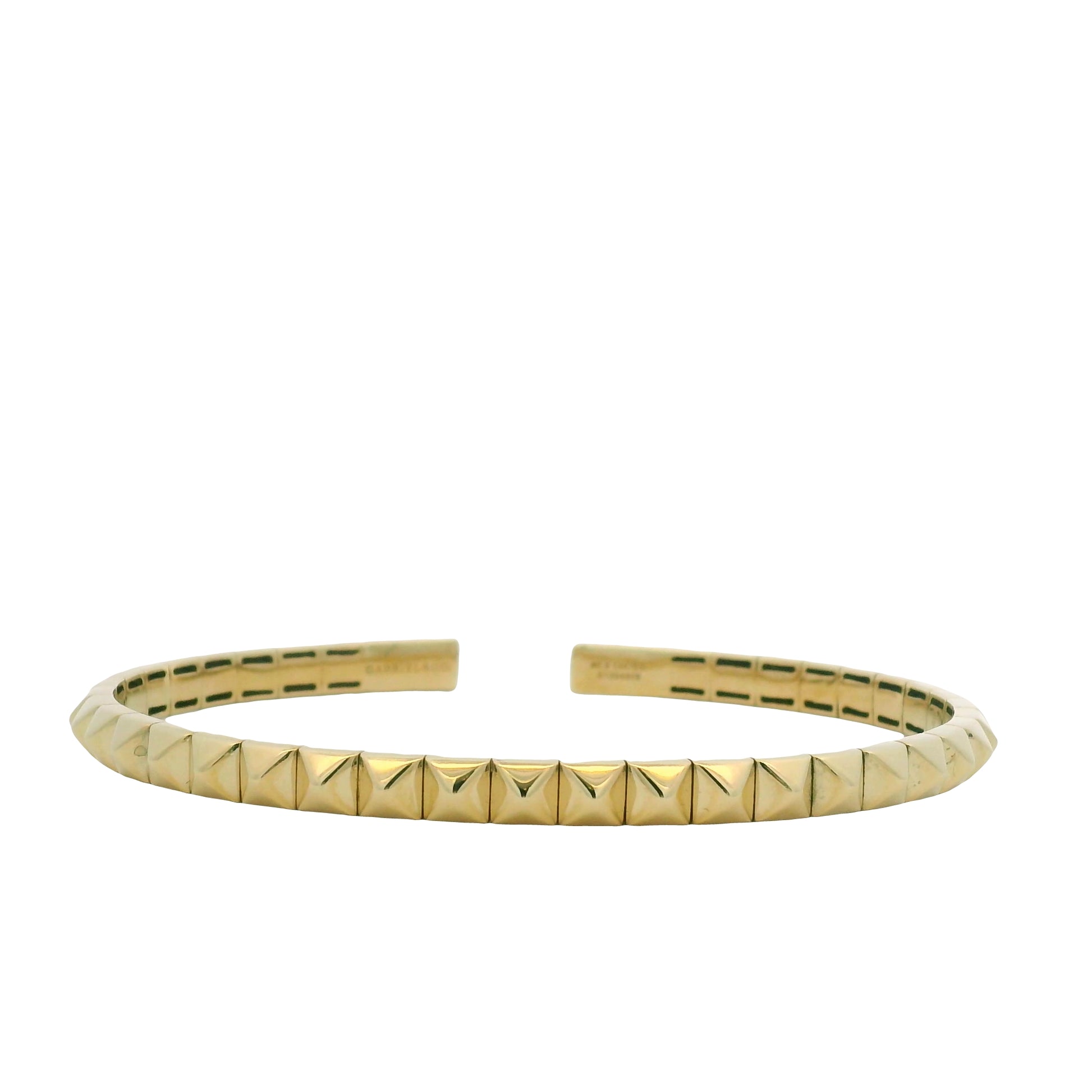 Gabriel & Co 14K Yellow Gold Pyramid Cuff Bracelet