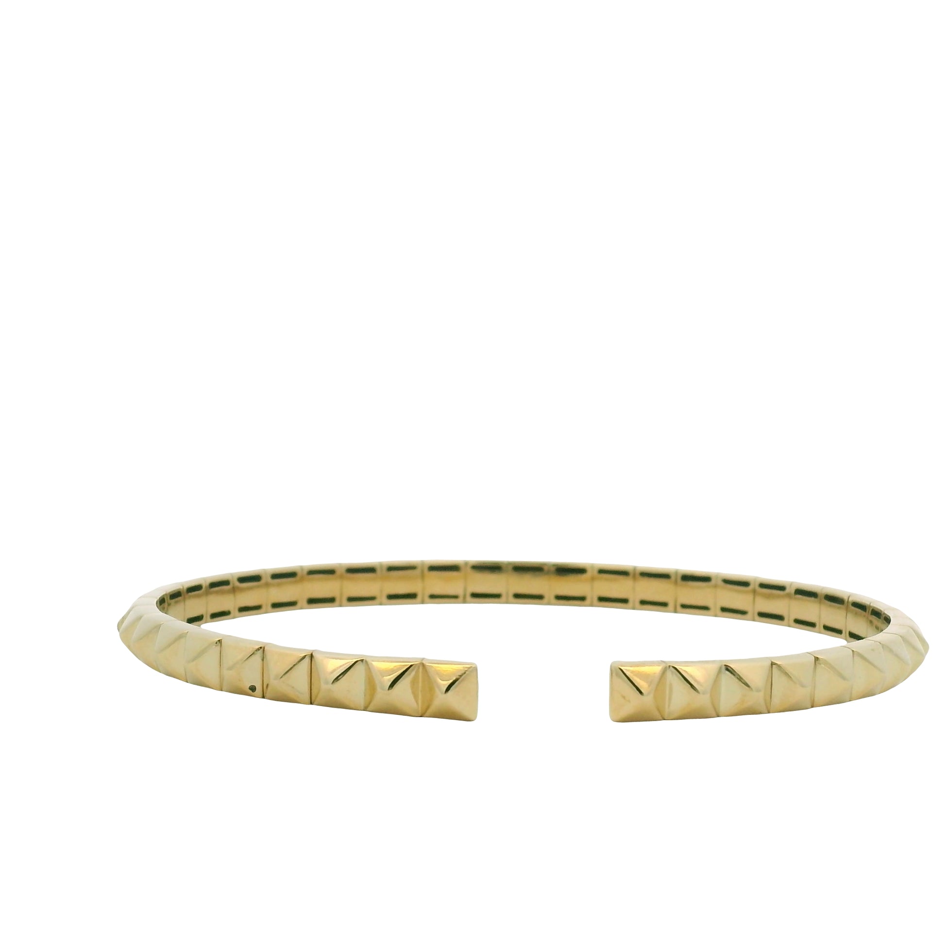 Gabriel & Co 14K Yellow Gold Pyramid Cuff Bracelet