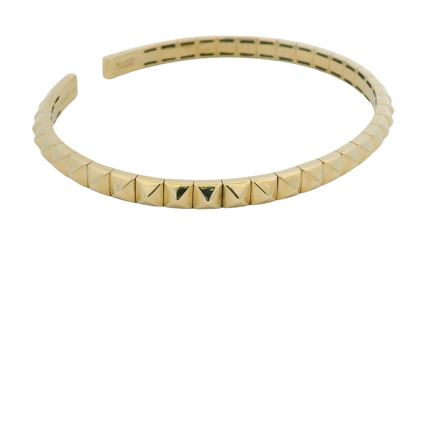 Gabriel & Co 14K Yellow Gold Pyramid Cuff Bracelet