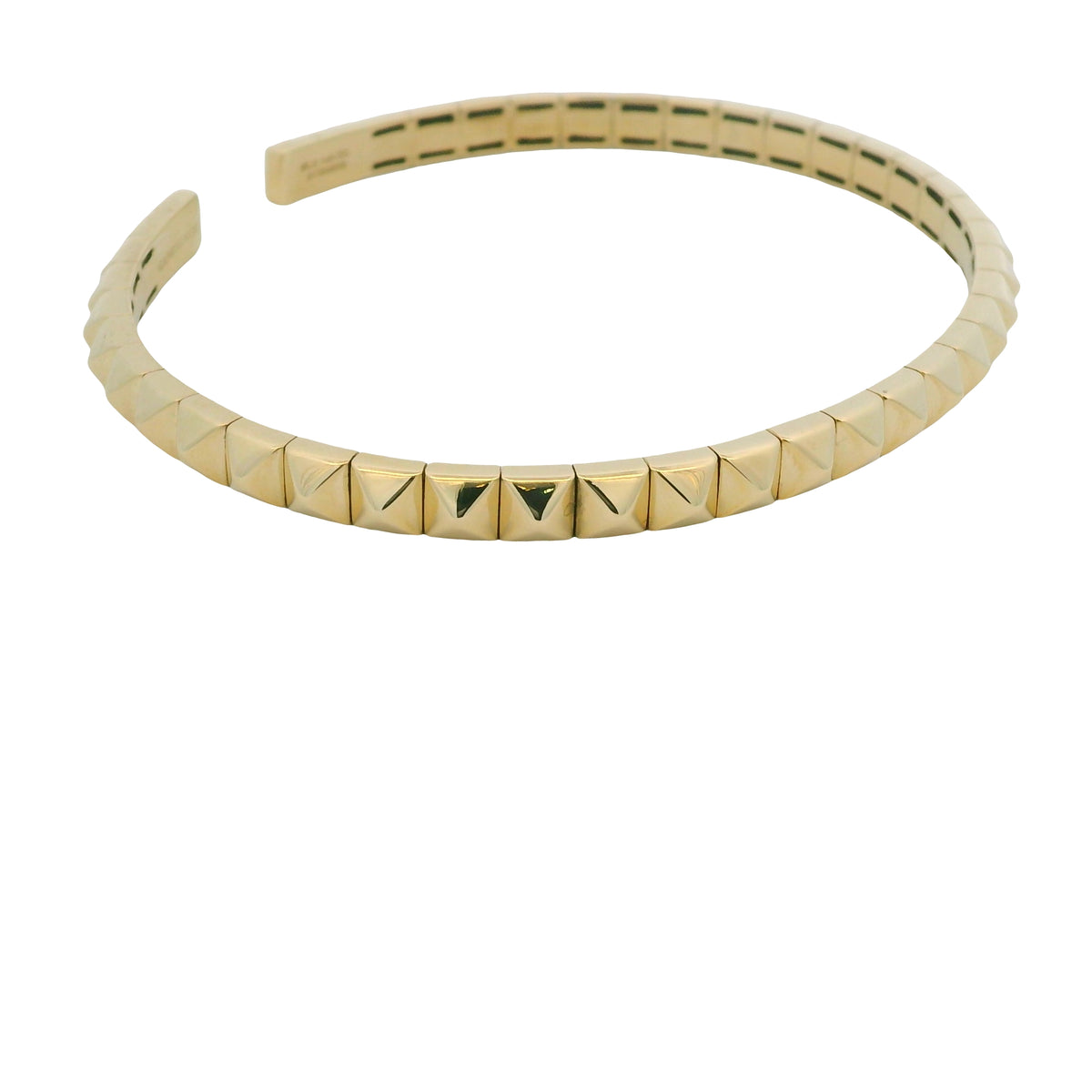 Gabriel & Co 14K Yellow Gold Pyramid Cuff Bracelet