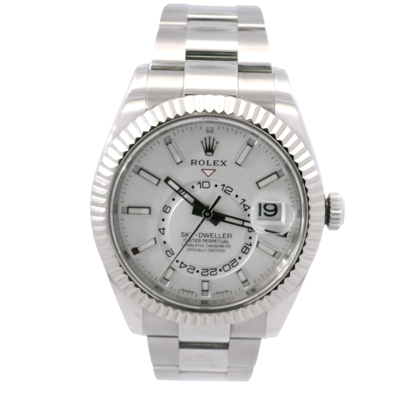 Rolex 326934 Sky-Dweller Stainless Steel White Dial Watch