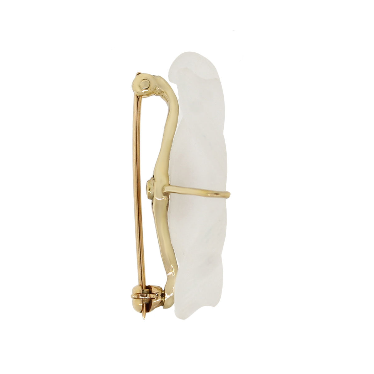 Tiffany & Co. 14k Yellow Gold Diamond and Ruby Brooch Pin