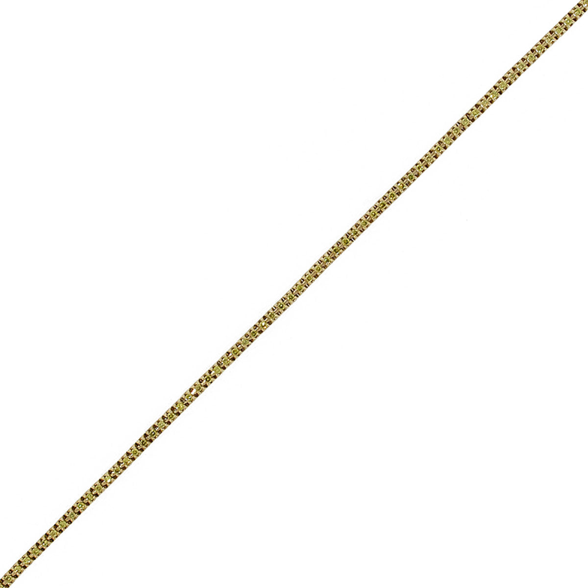 14k Yellow Gold 0.55ctw Diamond Tennis Bracelet
