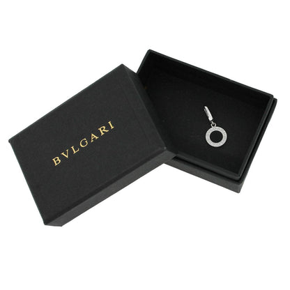 Bulgari 18k White Gold Onyx Pendant