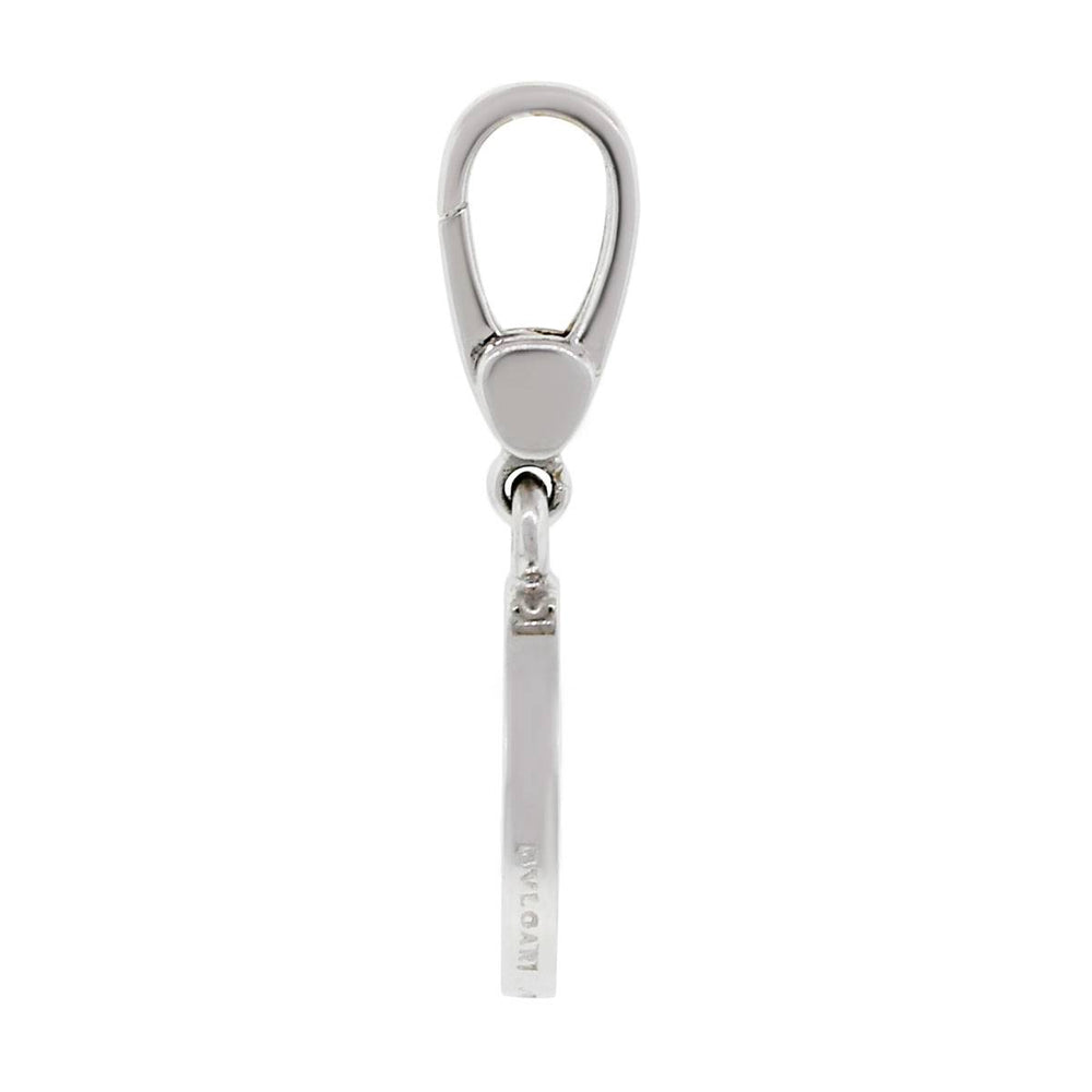 Bulgari 18k White Gold Onyx Pendant