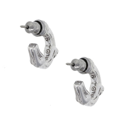 Tiffany & Co. Sterling Silver Bamboo Link Vintage Earrings