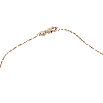 14k Rose Gold 2.41ct Rose Cut Pear Shape Diamond and 0.25ctw Diamond Shield Pendant on Chain