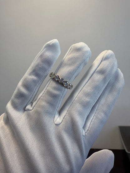 14k Yellow Gold 4.81ctw Round Brilliant Diamond Eternity Band
