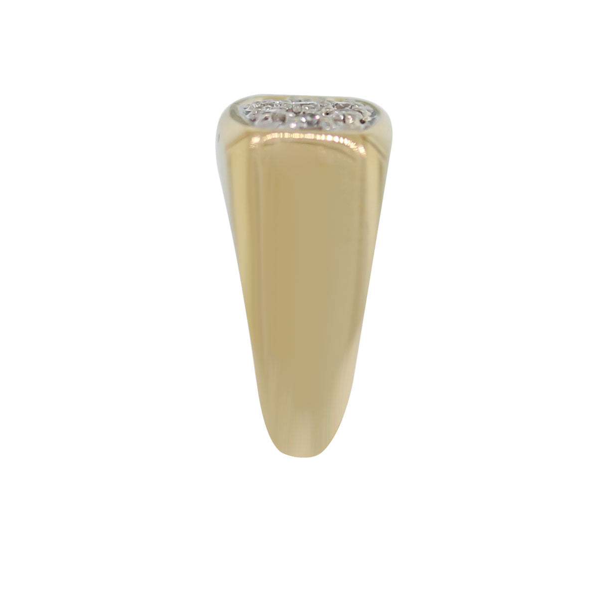14k Yellow Gold 0.35ctw Diamond Men's Ring