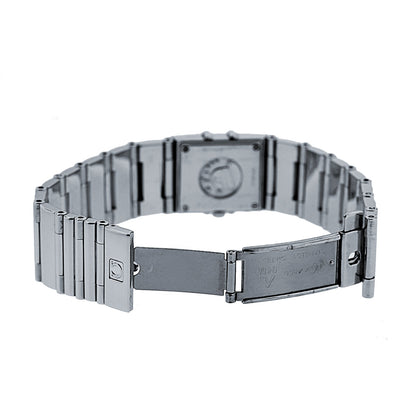 Omega Constellation Diamond Bezel Black Dial Watch