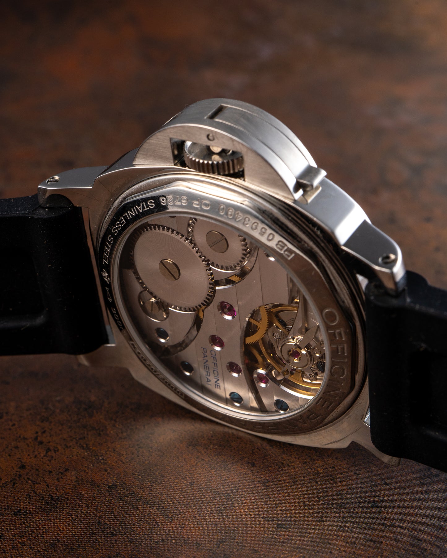 Panerai Luminor Submersible Stainless Steel Black Dial Watch