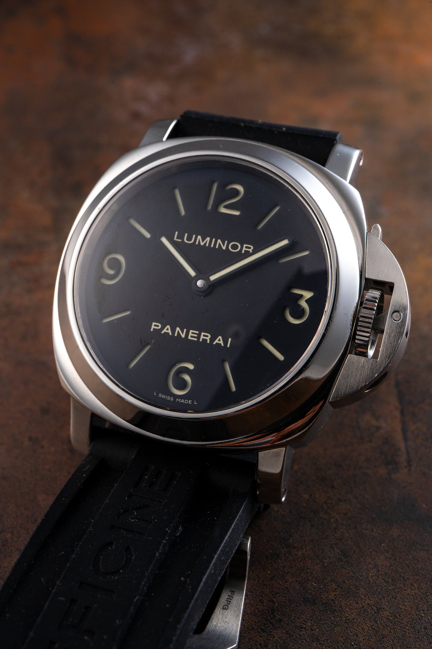 Panerai Luminor Submersible Stainless Steel Black Dial Watch