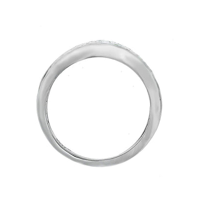 18k White Gold .75ctw Pave Diamond Ring