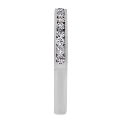 14k White Gold 0.62ctw Diamond Band