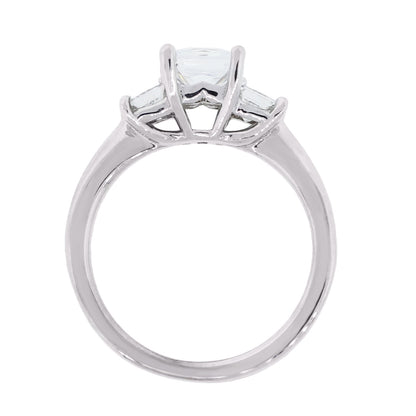 Ritani 18k White Gold 0.38ctw Diamond Engagement Ring