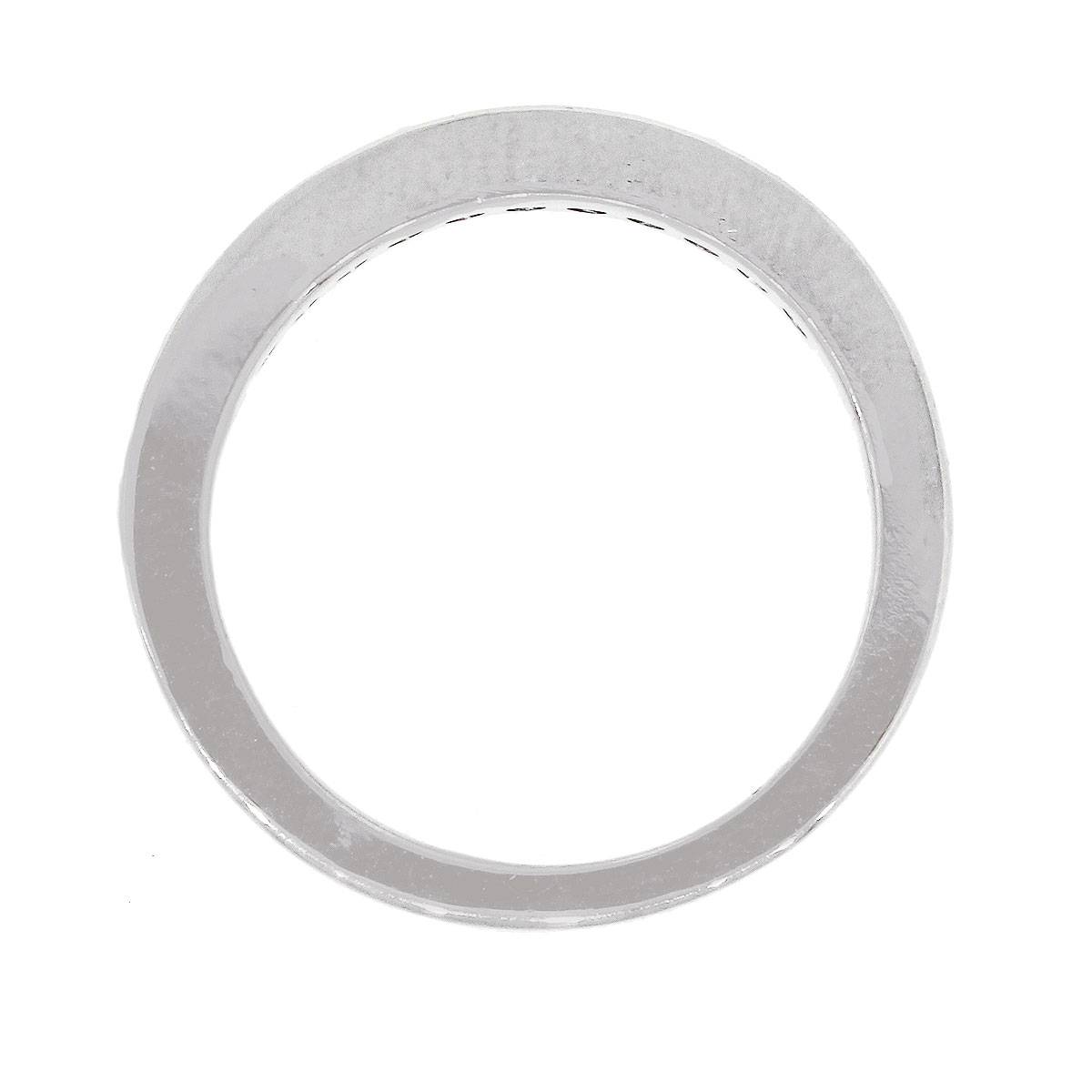 14k White Gold 0.28ctw Round Diamond Wedding Band